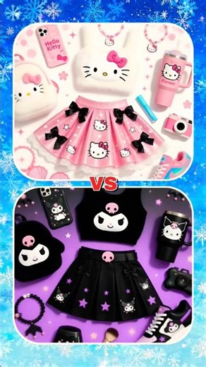 Hello Kitty ♥️ Vs Kuromi 💜 Lisa Or Lena Sanrio Edition #hellokitty #kuromi #tiktok #shorts #viral