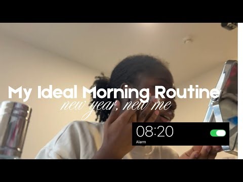 My ideal morning routine | new habits to starts the day⭐️