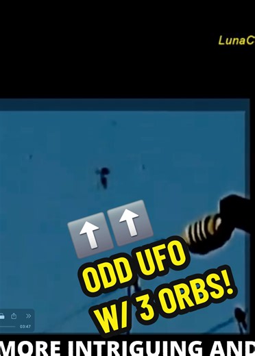 Strange Alien Object Surrounded by 3 Orb UFOs! In this clip, we see what appears to be a very strange shaped UFO/ UAP surrounded by 3 orb / sphere shaped UFO / UAP that then make it disappear! Is this authentic footage of alien activity or simply too good to be true? You Decide! Check out Unexplained Chronicles on YouTube for the full video! #alien #aliens #et #alienabduction #alienlife