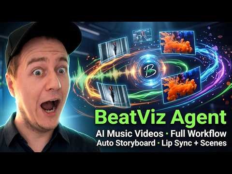 BeatViz Agent – Full AI Music Video Workflow (From Song to Video)