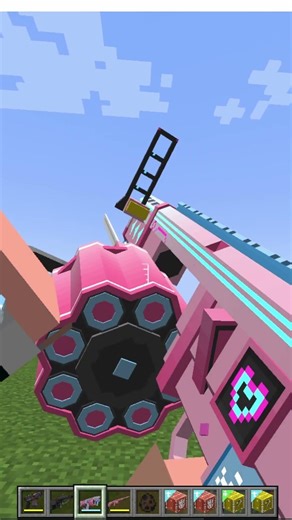 este mod es increible parte 1 #mods #minecraft #gunsnmodmc #minecraftguns