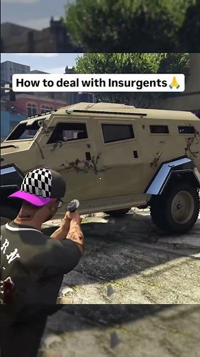 How to deal with insurgents in GTA Online #insurgent #nightshark #greifer