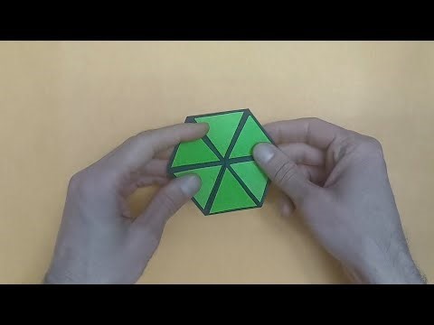 Endless Origami Hexaflexagon – Full Tutorial 🤯