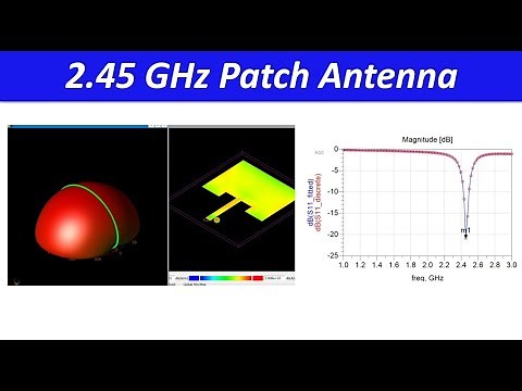 Design 2.45 GHz Microstrip Patch Antenna Using ADS