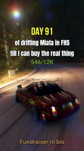 Miata Day 91 🌙🔥 | Another Night, Another Drift #ProjectMiata #filter #reelschallenge #initiald #jdm