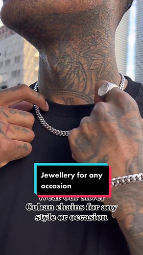 Silver Cuban Chains for Men | London's Finest Accessories