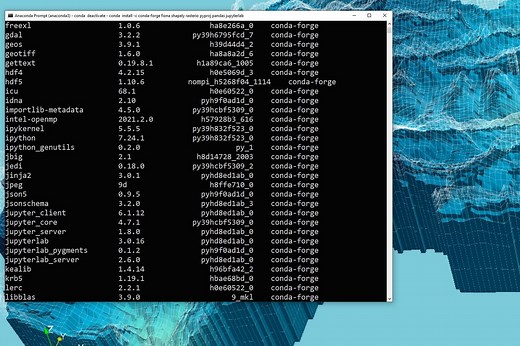 How to install Python geospatial libraries (Gdal, Fiona, Rasterio, etc) under a Conda Env in Windows — Hatari Labs