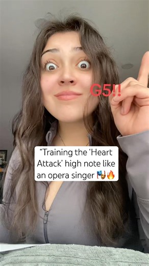 “Training the Heart Attack high note like an opera singer 🔥 #operasinger #vocaltraining #demilovato