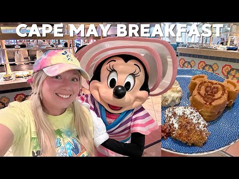 Minnie’s Breakfast Beach Bash at Cape May Cafe / Disney Character Breakfast Experience