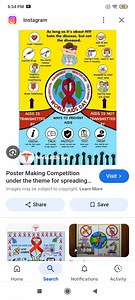 The image is a poster about AIDS awareness. It illustrates how ... | Filo