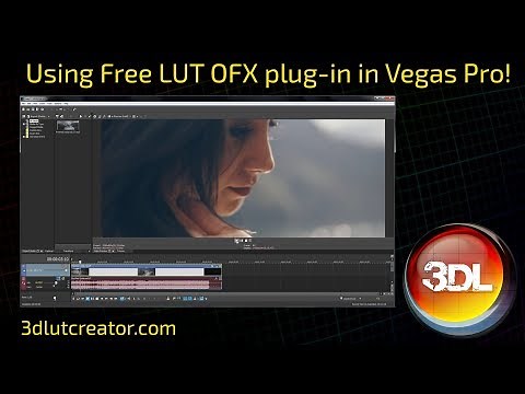 Using Free 3D LUT Creator OFX plug-in in Vegas Pro!