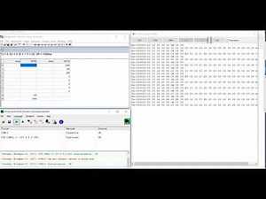 Modbus Serial communication using Modbus Poll application