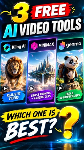 🔥Top 3 best AI Video Generators You Can Try for FREE | Set Mind AI