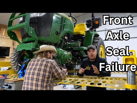 Deere 3R Front Axle Seal Leak Fix, John Deere 3033R/3039R/3046R!