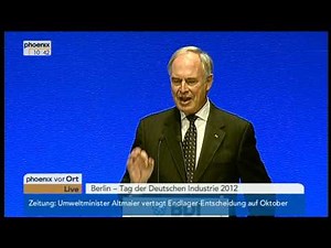 BDI-Tag der Deutschen Industrie 2012 vom 25.09.2012