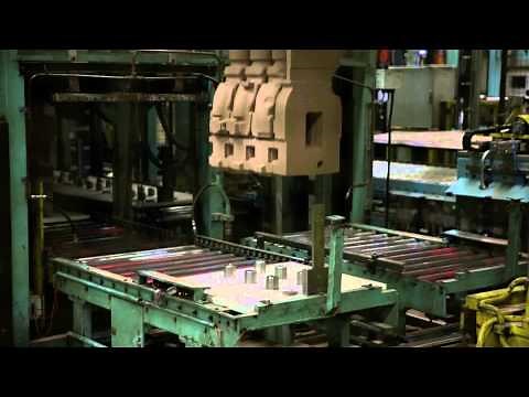 How Scania engine cylinder blocks are made at the Scania foundry