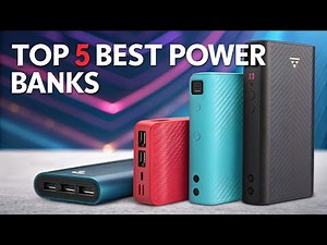 🔋 Top 5 Best Power Banks in 2025 | Ultimate Portable Chargers for Every Need!| Smartbuy reviews