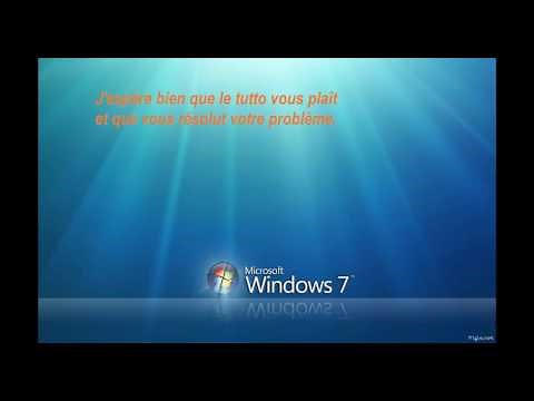 Récuperer votre Mot de Passe Windows 7