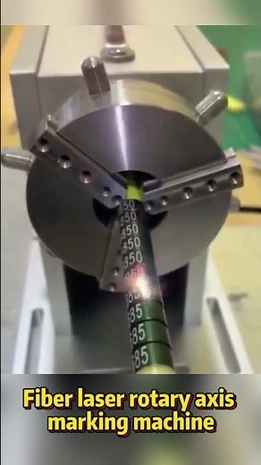 Fiber laser rotary axis marking machine #machine#lasermachine #marking #lasermachine