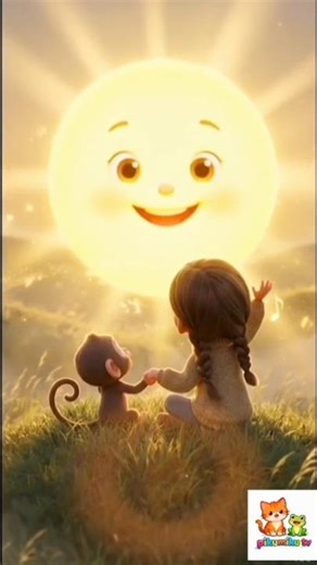 🌞 Hello Sun! | Cute Nursery Rhyme for Kids | 3D Cartoon Kids Song #sun #kidssongs #nurseryrhymes