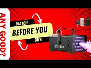 Fog Machine Review – 600W Smoke & Lights for Parties, Halloween, and More 🎉💨