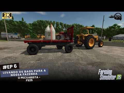 Taking the bags to our farm - Cattle rancher - FS25
