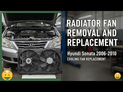 Hyundai Sonata Cooling Fan Motor Removal & Install (2006-2010)