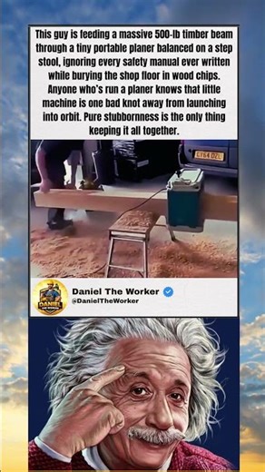 500-LB BEAM VS TINY PORTABLE PLANER