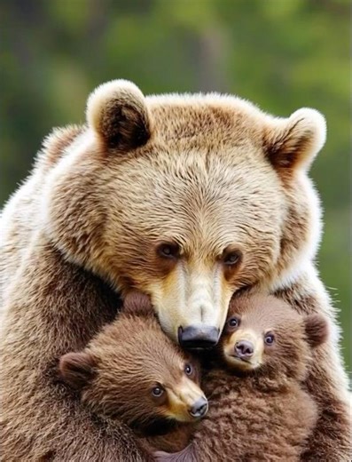 Bear hugs are the best! Pure animal love