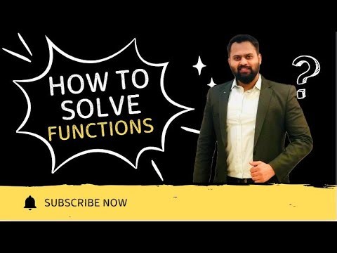 FUNCTIONS - FINDING DOMAIN AND RANGE