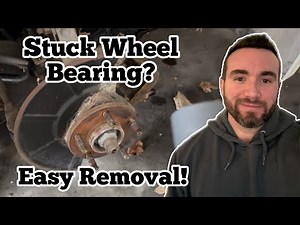 Remove a STUCK Front Wheel Bearing with JUST Nuts & Bolts - Genius Hack (No Puller Needed)