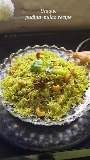 pudina rice recipe | पुदीना पुलाव रेसिपी| Mint Rice Recipe| Easy pudian rice recipe