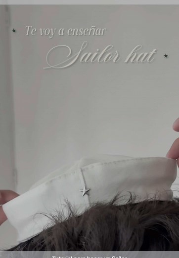 Cómo hacer un Sailor hat en tutorial fácil