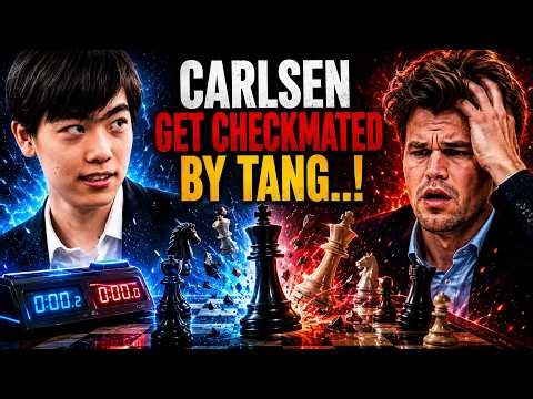 Andrew Tang SHOCKS CHECKMATE Magnus Carlsen in katara Bullet Final 2021!