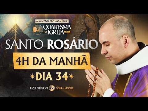 Santo Rosário | 34° Dia | Quaresma 2026 | 28/03 | 03:40 | Live Ao vivo