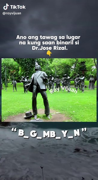 Lugar kung saan Binaril si Doctor Jose Rizal