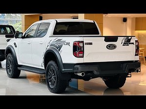 Ranger Raptor 3.0L 2024 | Interior and Exterior - White Color