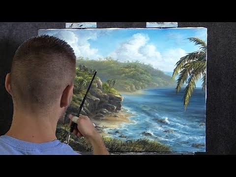 The Rocky Coast | Paint with Kevin ®