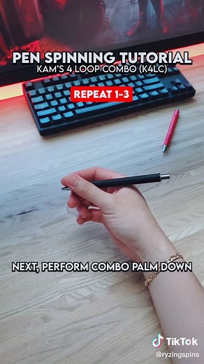 Master the Twisted Sonic Pen Spinning Tutorial with Kam's 4 Loop Combo!