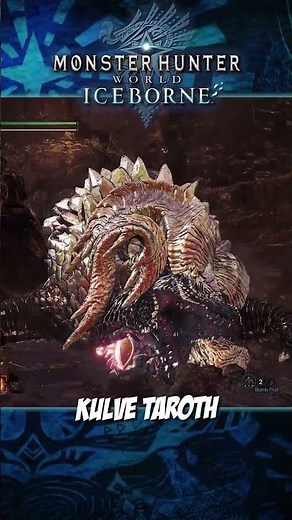 3 TIPS TO KULVE TAROTH : MONSTER HUNTER WORLD ICEBORNE #shorts #fyp