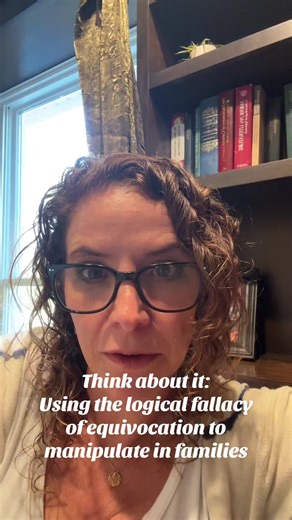 Using equivocation to manipulate in families #parents #youngadults #manipulation #settingboundaries