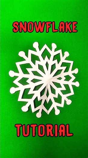How to Make a Paper Snowflake ❄️