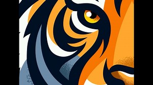 Vector Tiger Illustration – High-resolution Design for T-shirts, Souvenirs & Posters - Etsy