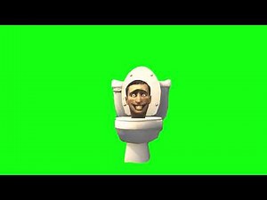 Skibidi Toilet (green screen 1 min)