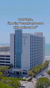 Not asking for much this Christmas… just ocean views, warm mornings, and nowhere to be.🌊🎄 If this is your vibe too, save this for later 🎄🌊 #myrtlebeach #oceanfront #swimupbar #trending | VacationMyrtleBeach.com