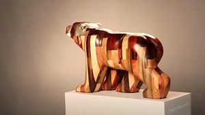 How to Make a Bear Sculpture Out of Epoxy Resin and Wood