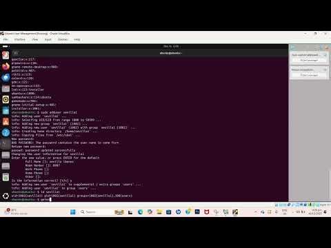UBUNTU LINUX USER MANAGEMENT - VIDEO TUTORIAL