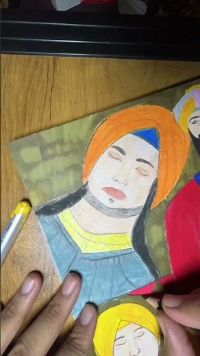 Char sahibzade art #chaarsahibzaade #dharmikstatus #piyushcreationn #art #drawing