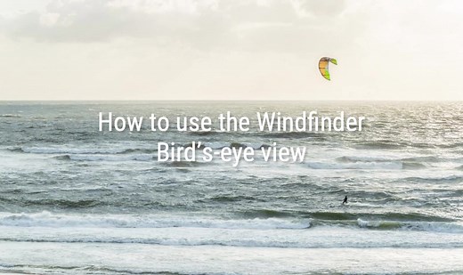 Not only the predicted wind direction, but also the wave direction is important for you? 🌬️ 🌊 Check out the Windfinder Bird's-Eye View! ➡️ Choose your location and open up the Windfinder Forecast or Superforecast on your desktop ➡️ Switch view from "tables" to "Bird's-eye" ➡️ now you can see the forecasted wind and wave direction in relation to the surroundings of the forecast spot - just hover over the forecast below or choose your preferable time in the box at the right. This is useful if yo
