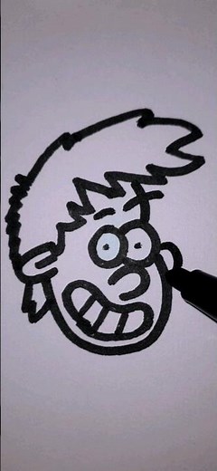 How to draw 'gravity falls' character style